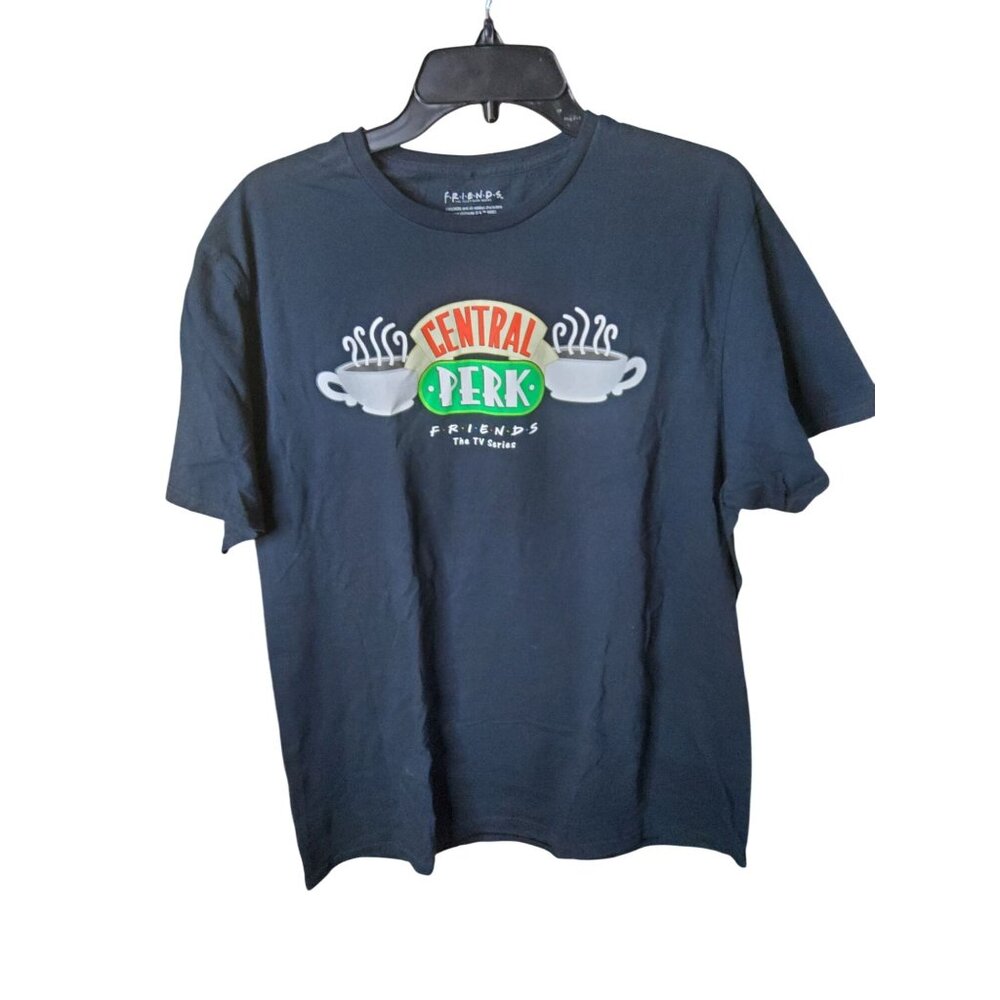 Unisex Friends Central Perk T-Shirt XL Black
